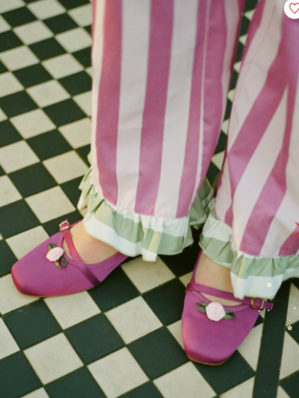 Chelsea Pant Lisa Says Gah - Rose Stripe - Picture 3 of 6